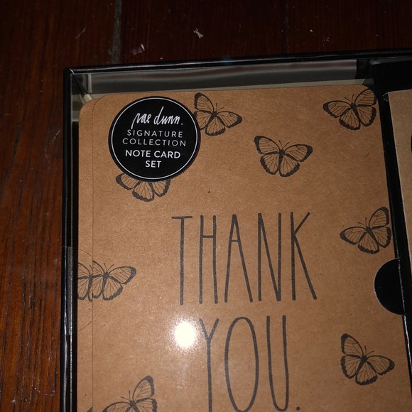 NIB RAE DUNN SIGNATURE NOTE CARD 🦋 SET! - Picture 3 of 4